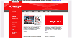 Desktop Screenshot of bueroknipper.de