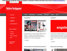 Tablet Screenshot of bueroknipper.de